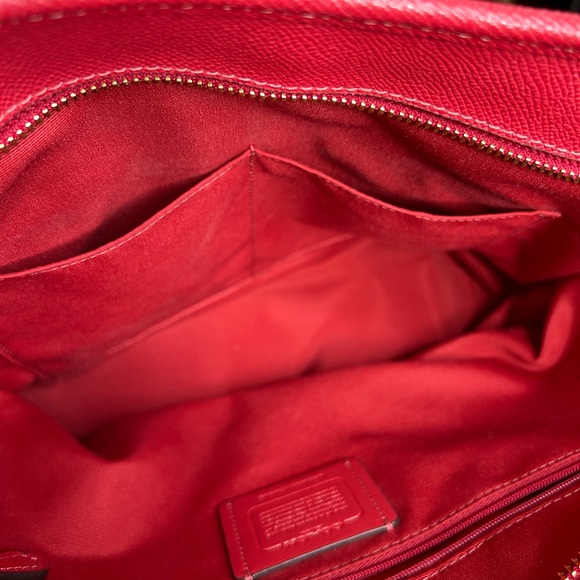 Coach Scarlet Leather Tote - Picture 6 of 9